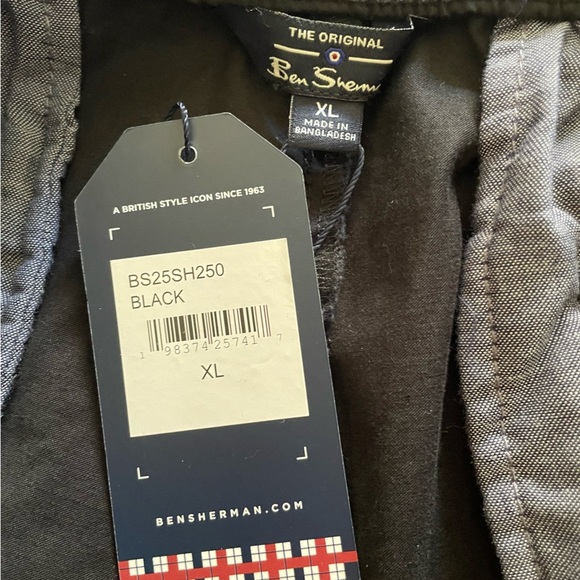 Ben Sherman black Men's Shorts sz XL - Picture 6 of 9